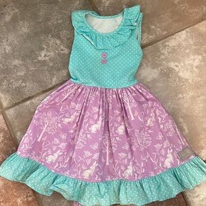 Eleanor rose size 7-8 girls dress for Easter or spring